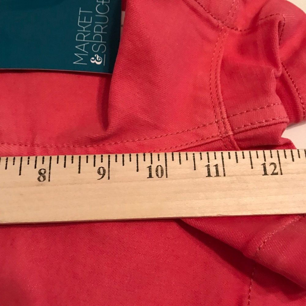 MARKET & SPRUCE Pink Shorts Dylan Women’s Size 12 NWT - Picture 15 of 16